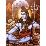 Painting of Lord Shiva with Lingam